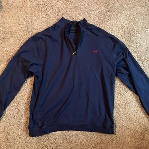 Southern Marsh Men’s 1/4 zip pullover navy size L